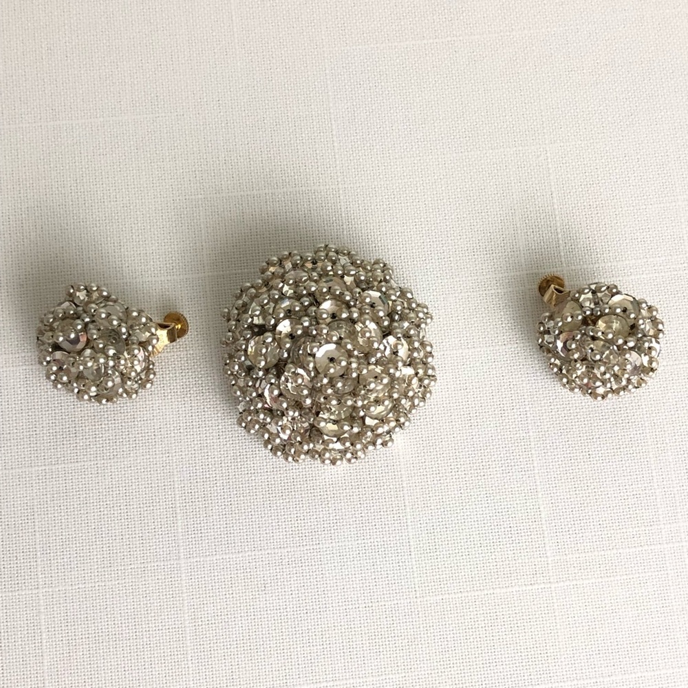 Vintage Vendome Earrings and Brooch